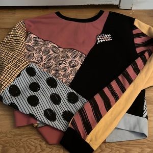 COPY - Brand new nightmare before christmas cropped crew neck sweater